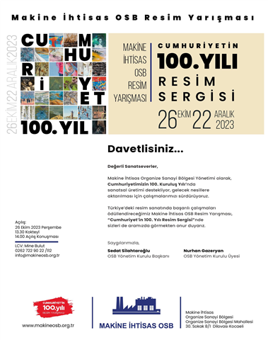 Cumhuriyet'in 100.Yılı Resim Sergisi